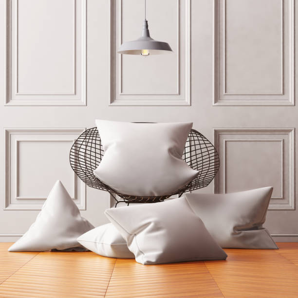 istock Mockup pillows in the interior. 3d 1015639306