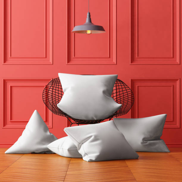 istock Mockup pillows in the interior. 3d 1015639356