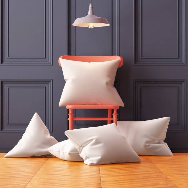istock Mockup pillows in the interior. 3d 1015639360