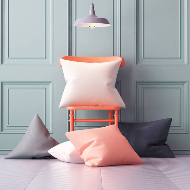 istock Mockup pillows in the interior. 3d 1015639388