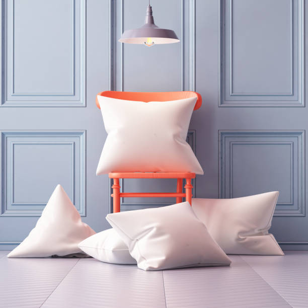 istock Mockup pillows in the interior. 3d 1015639392