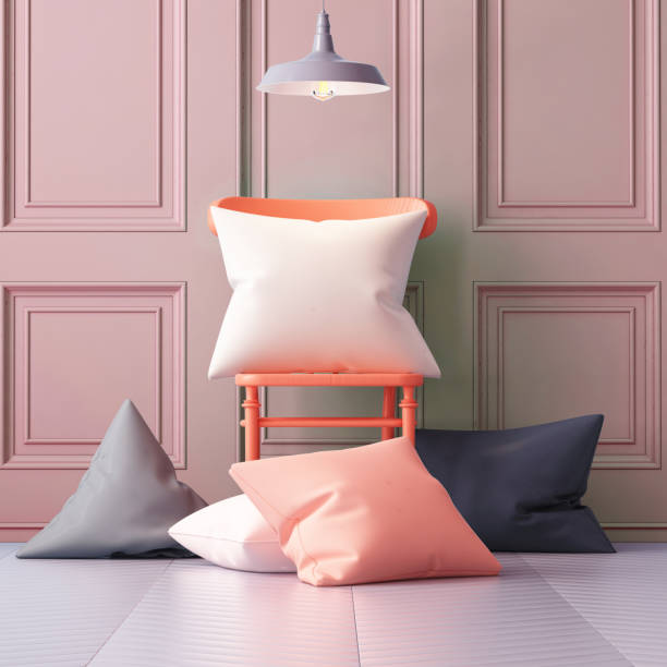 istock Mockup pillows in the interior. 3d 1015639398