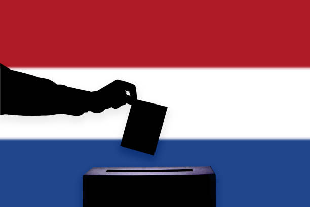 istock The Netherlands flag with ballot box 1015650024