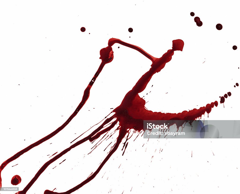 Брызги крови - Стоковые иллюстрации Разбрызганный роялти-фри