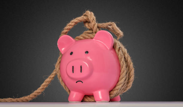 istock Money is tied up 1015675308