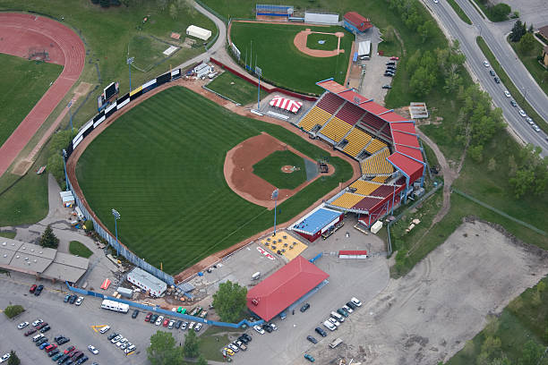istock Baseball Field Aerial View 101567881