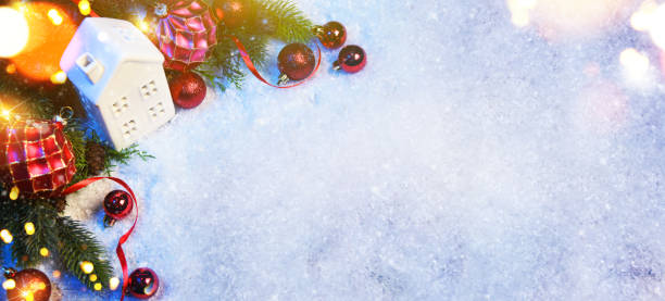 istock Christmas and New Year s holiday background with copy space 1015702544