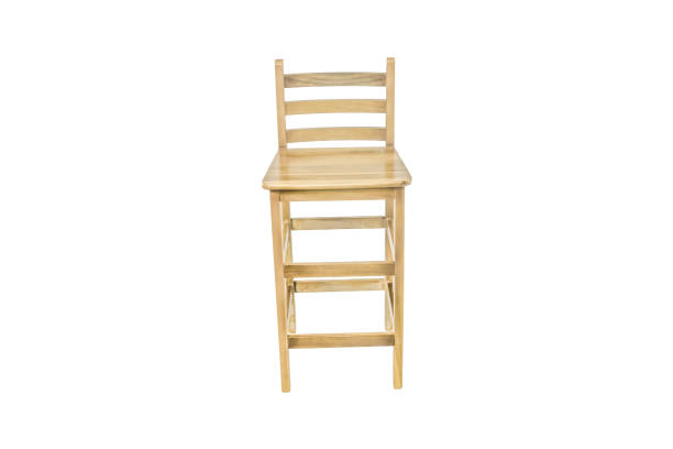 木製の椅子。白い背景の分離されたオブジェクト - 5442 ストックフォトと画像