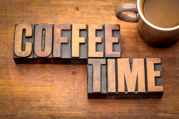 istock coffee time word abstract in wood type 1015705738