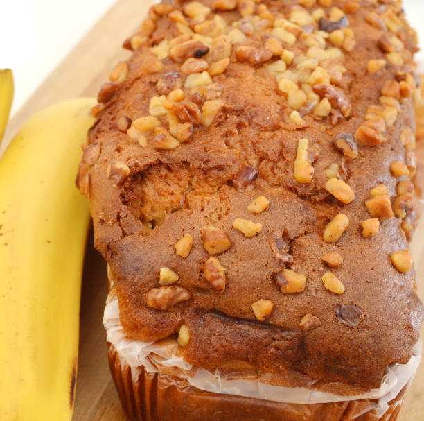 istock whole  banana nut bread on a cutting board 1015715852