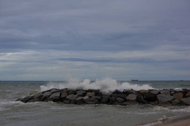 istock wave and sea on the beach in holiday 1015723320