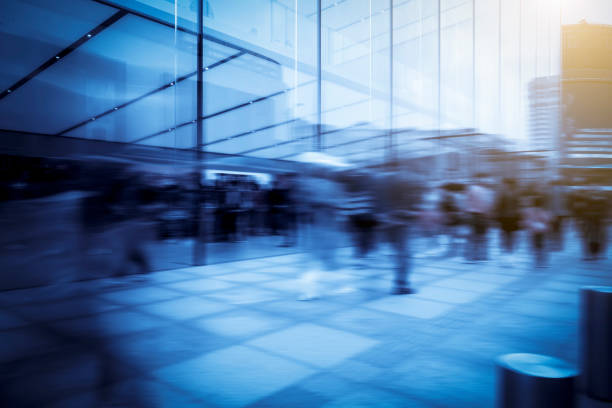 istock Contemporary architectural office building, urban landscape, personal perspective 1015737748