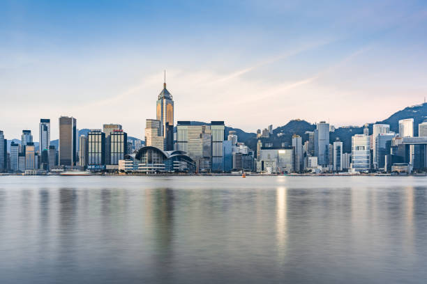 istock Hongkong city skyline scenery 1015737984