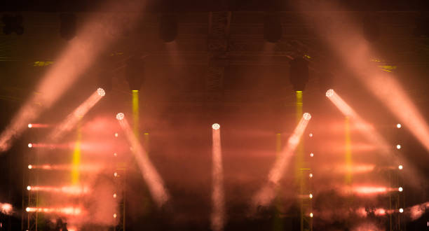 istock Stage lights on the live concert 1015738050