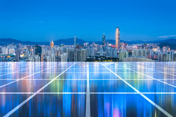 istock Shenzhen city scenery and concept of science and technology 1015749576