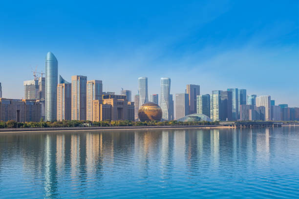 istock Chinese Hangzhou scenery and city skyline 1015765554