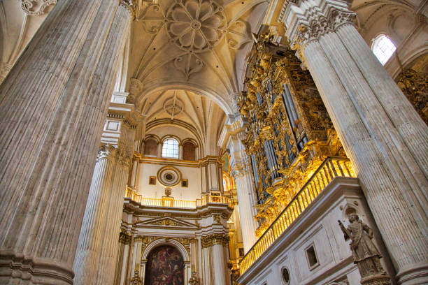 istock Granada, Spain - October 15, 2016: Exquisite Interiors of Granada Royal Cathedral 1015770772