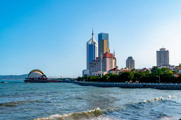 istock Qingdao City Architecture Landscape Skyline 1015770826