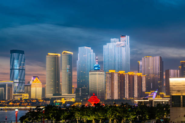Qingdao City Architecture Landscape Skyline