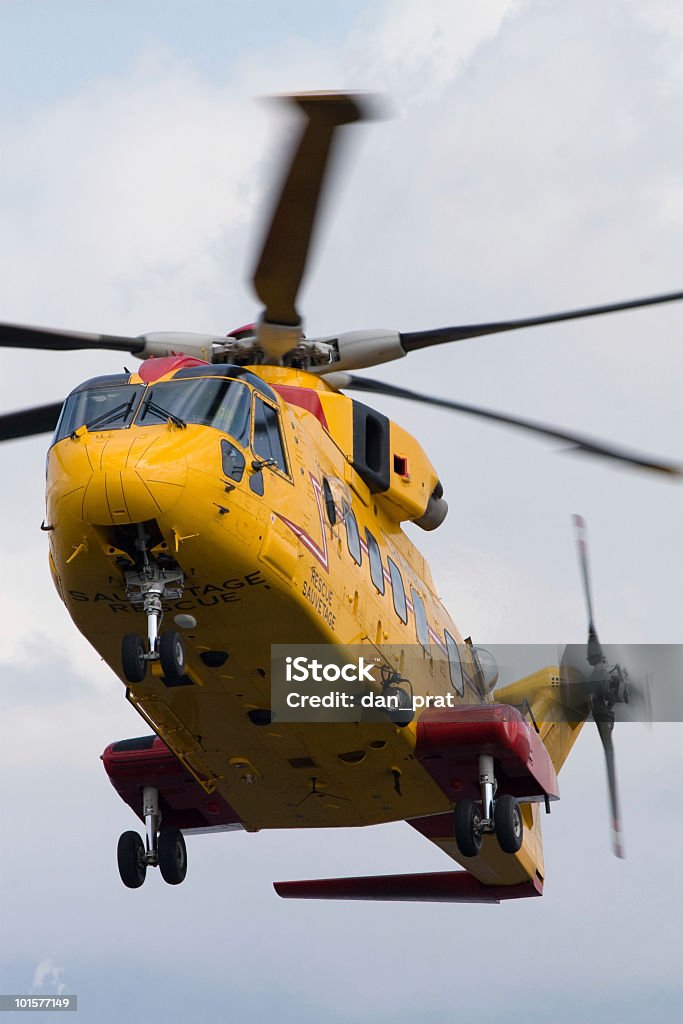 Suche und Rettung Hubschrauber - Lizenzfrei Bewegung Stock-Foto