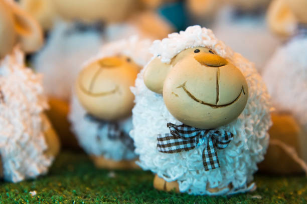 istock Doll sheep decorated on the table.Thailand. 1015776660