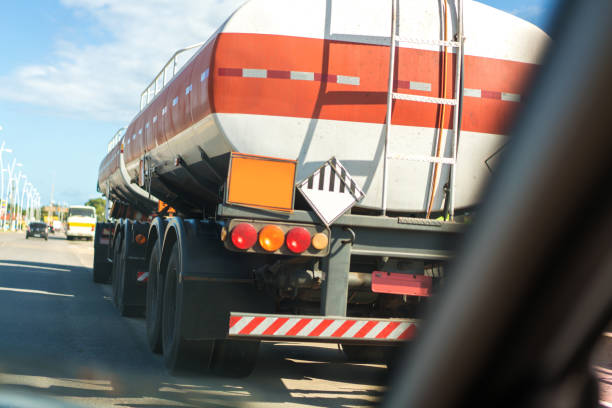 istock Truck driving on highway 1015778852