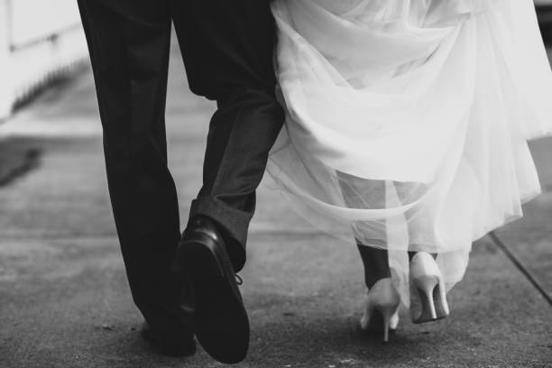 istock Bride and Groom Feet 1015779084