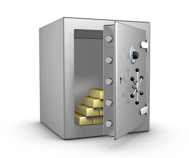 istock Safe in stainless steel 101577930