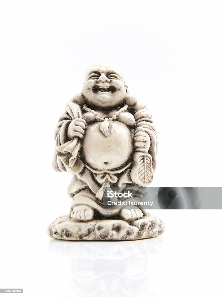 Chinês netsuke Hotei - Foto de stock de Abdômen Humano royalty-free