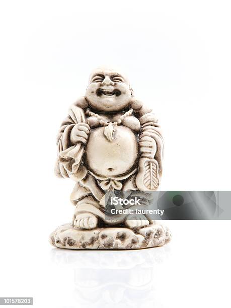 Foto de Chinês Netsuke Hotei e mais fotos de stock de Abdômen Humano - Abdômen Humano, Antigo, Branco