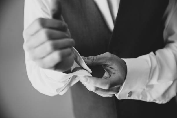 istock Groom/Male Hands or Chest 1015785100