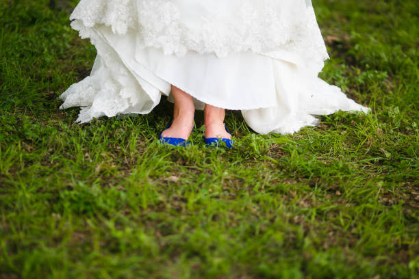 istock Bride and Groom Feet 1015787596