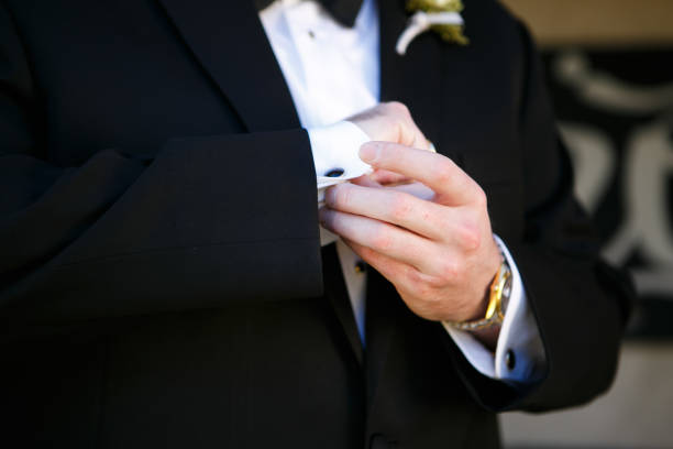 istock Groom/Male Hands or Chest 1015787646