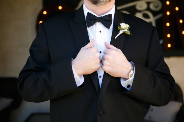 istock Groom/Male Hands or Chest 1015787648