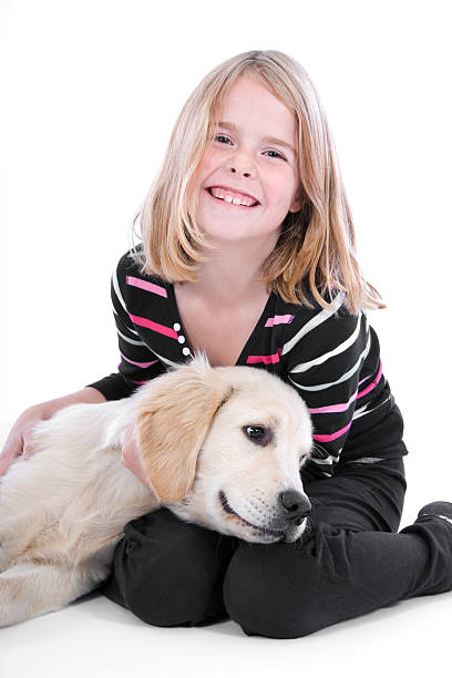 istock Girl and Her Puppy 101579448