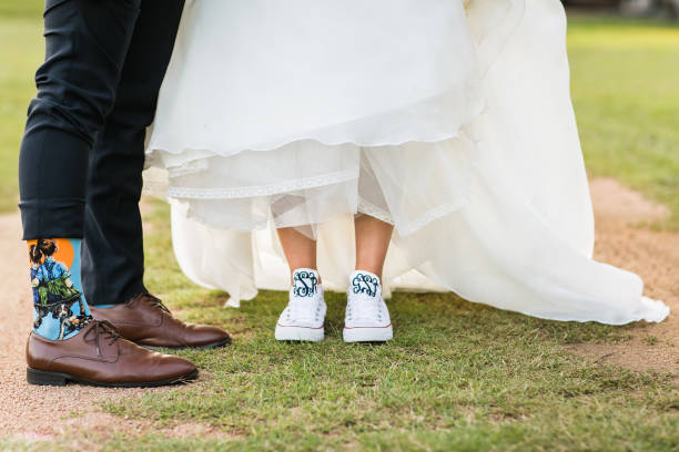 istock Bride and Groom Feet 1015799148