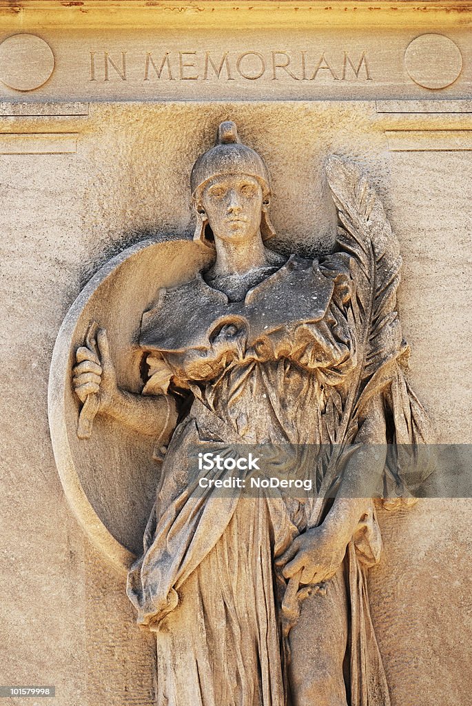 Tombstone escultura del ángel - Foto de stock de Guerrero - Papel social libre de derechos