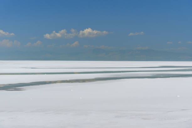 urmia salt lake. iran - lake urmia zdjęcia i obrazy z banku zdjęć