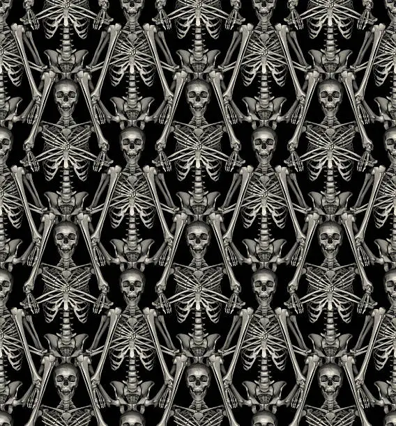 Sheletone Pattern Free seamless skeleton pattern Stock Photos & Pictures | FreeImages