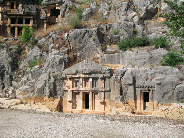 istock Ancient Dead Town In Myra Demre Turkey 1015836152
