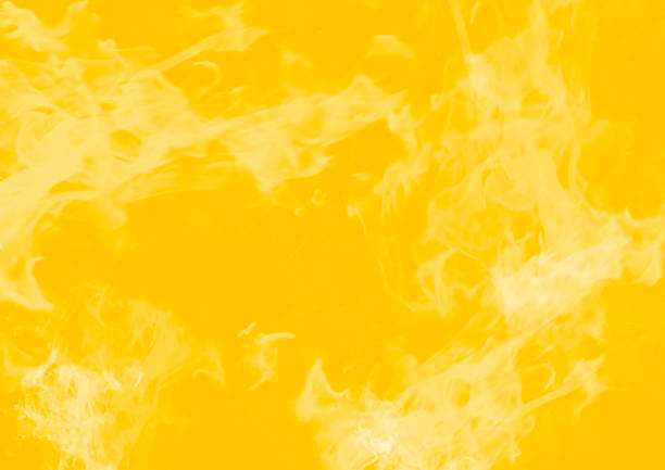 istock Yellow color graphic patches brush strokes design effect element for background 1015858768