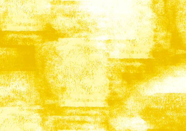 istock Yellow color graphic patches brush strokes design effect element for background 1015858780