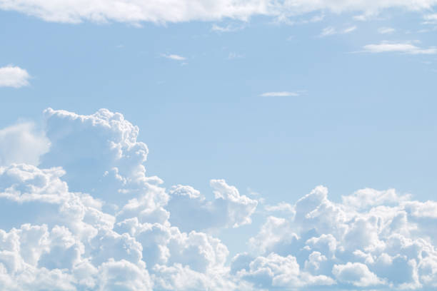 istock Fluffy clouds on sunny day. Sky background. 1015868412
