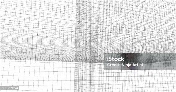 Three Line Grid 3 Dimensions Grid Line For 3d Design And Can Be Use For Geometric ...