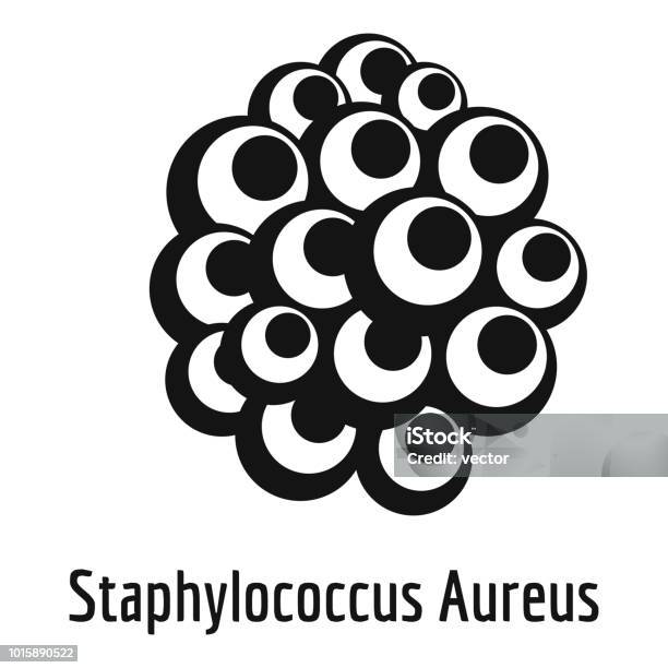 Staphylococcus Aureus Icon Simple Style Stock Illustration - Download Image  Now - Cell Flagellum, Animals Attacking, Bacterium - iStock