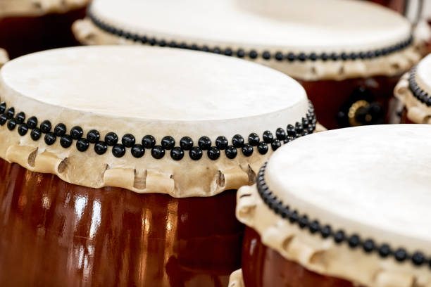 istock Closeup Japanese drums 1015900062