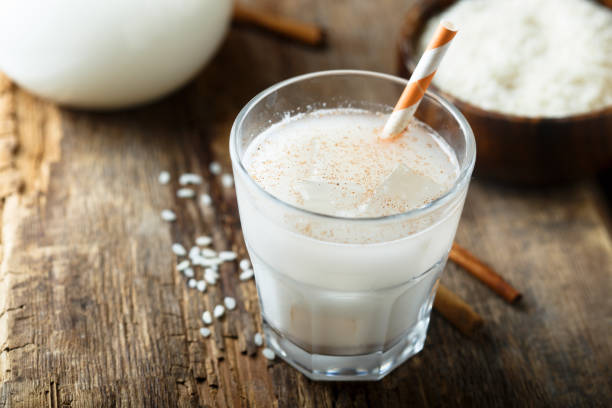 Horchata fatta in casa - foto stock