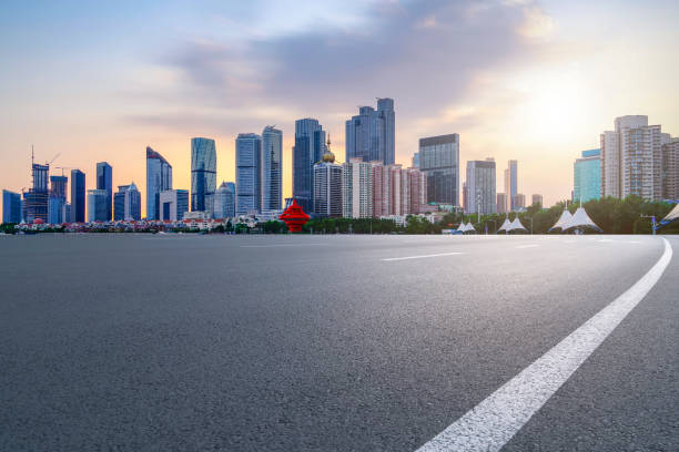 istock Qingdao City Architecture Landscape Skyline 1015917038