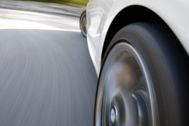 istock Sport car driving fast 1015918492