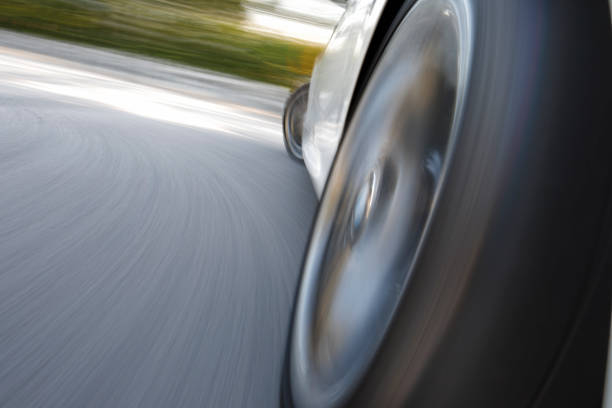 istock Sport car driving fast 1015918522